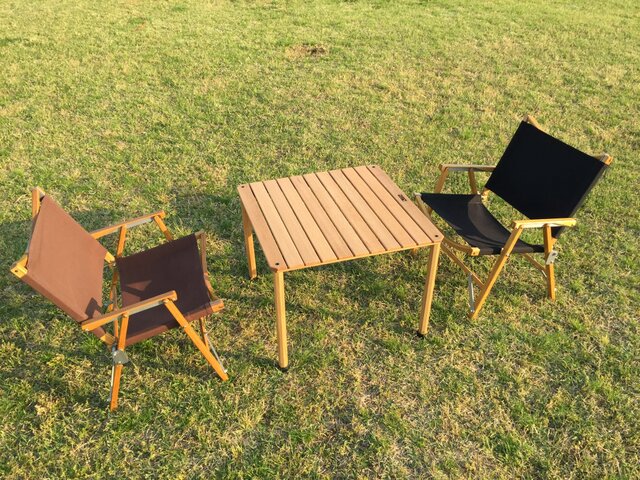 ロールトップテーブルS(60×60㎝)の画像1枚目
