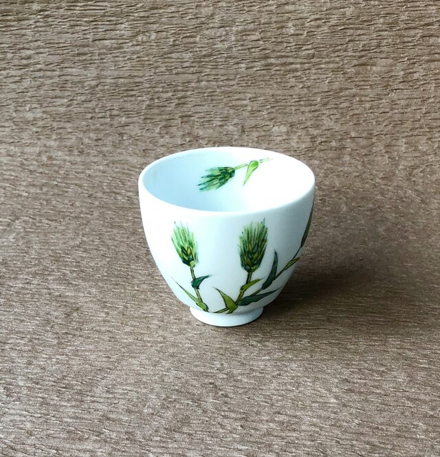 ゆのみ 麦絵 (小ぶり)の画像1枚目