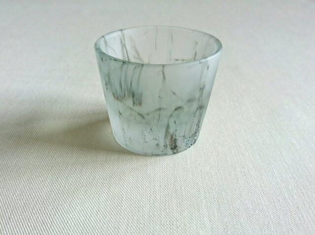 :受注生産: 墨緑 猪口の画像1枚目