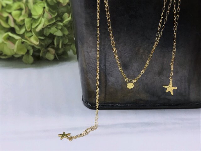 星のロングネックレス ◇K10◇ | iichi 日々の暮らしを心地よくする 星のロングネックレス ◇K10◇ | iichi 日々の暮らしを心地よくする