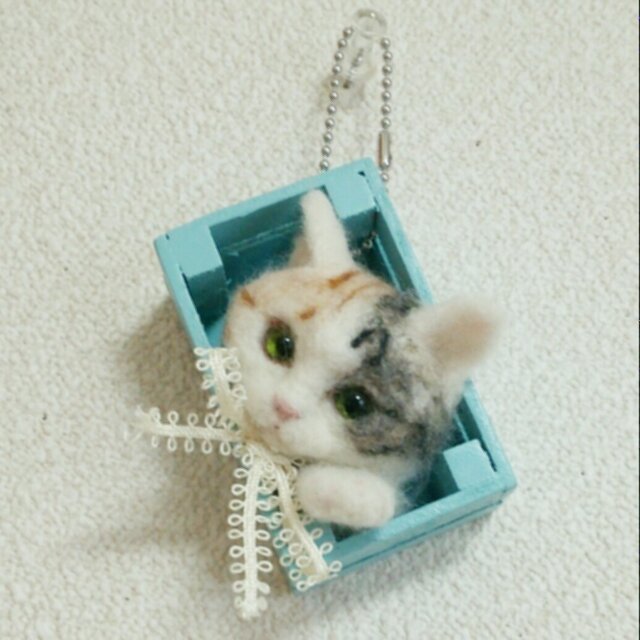 三毛猫オーナメントの画像1枚目