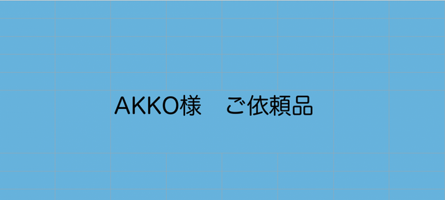 AKKO様 ご依頼品の画像1枚目