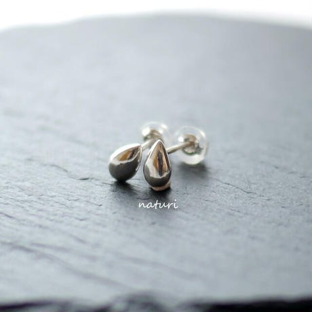 【rosee】sv925 drop pierceⅢ (2pcs)の画像1枚目