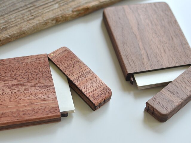 木製名刺入れ スリム【シンプル】 | iichi 日々の暮らしを