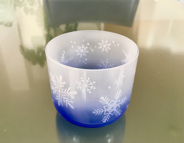 雪の結晶清酒グラスの画像1枚目