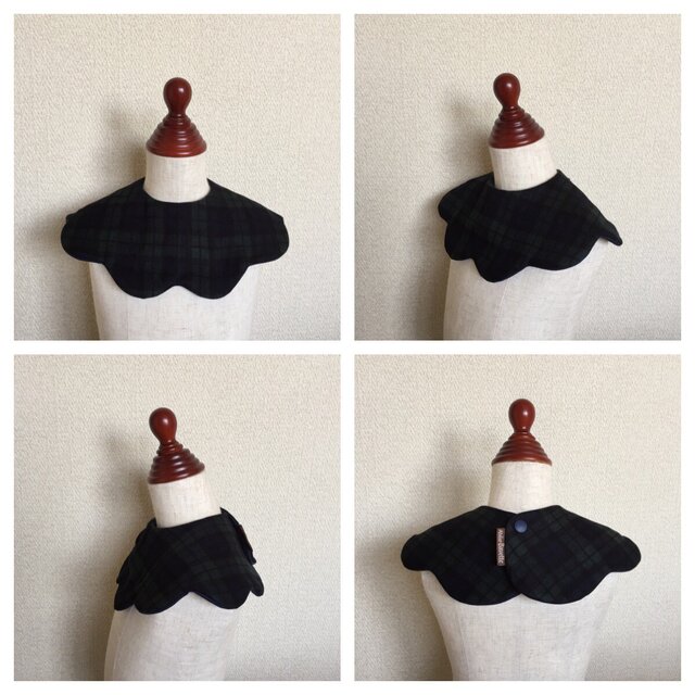 るー　もくもくスタイ　ハンドメイド ダブルガーゼ］切り替えもくもくスタイ＊ スタイ・よだれかけ