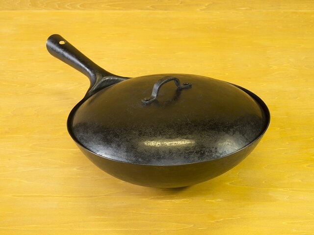 12インチ Real Classic 中華鍋(北京鍋)蓋付きセット "Simple"の画像1枚目