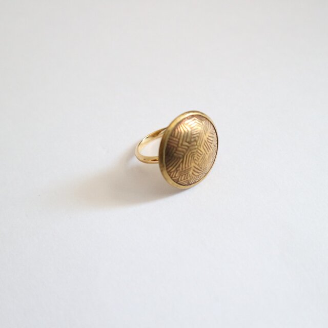 Vintagstyle button ringの画像1枚目