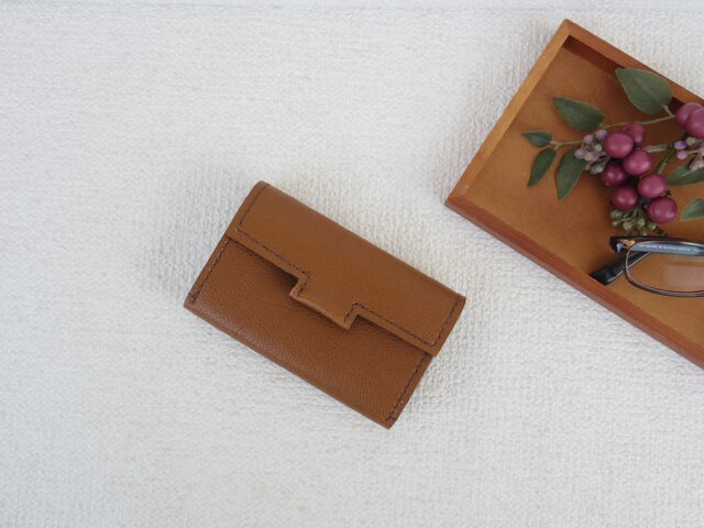 本革のカードケース①の画像1枚目