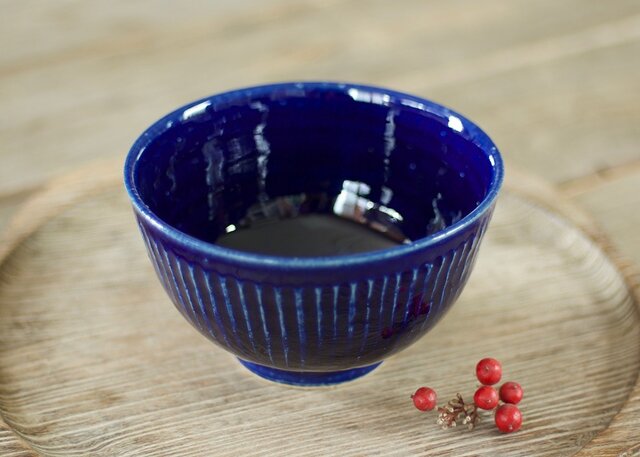 抹茶碗(瑠璃)の画像1枚目