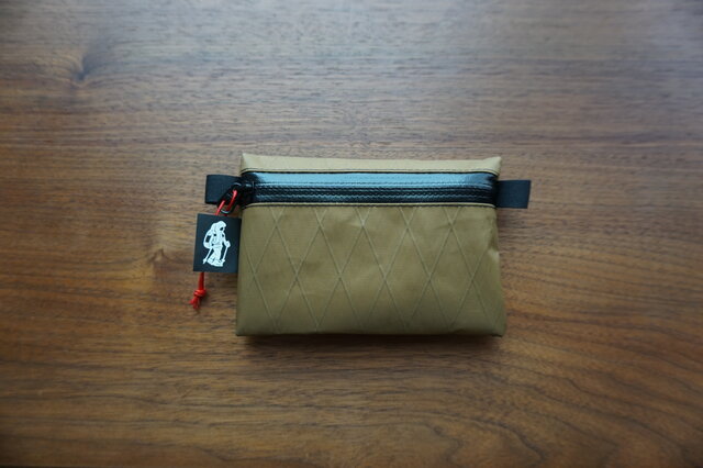 flat pouch S⁺ x-pac coyote brownの画像1枚目