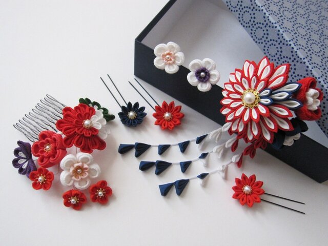 k様ご予約品/つまみ細工セットの画像1枚目