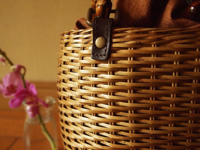 未使用品】フランス ヤナギ細工の収穫かご 未使用品】フランス ヤナギ