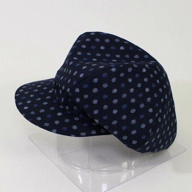 ダークブルードットのCasquetteの画像1枚目
