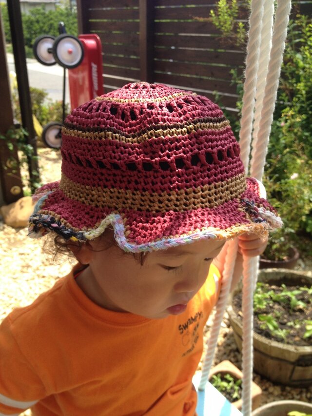 ペーパー・フラワーハット