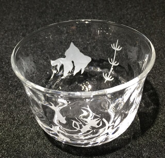 金魚の冷茶グラス2の画像1枚目