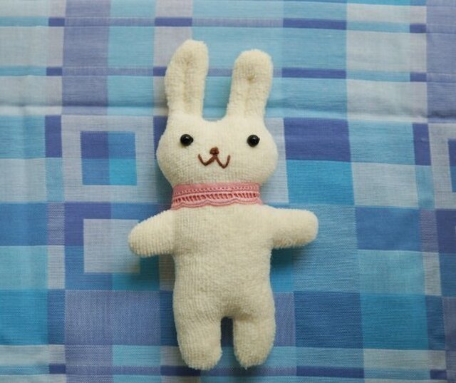 タオル地のうさぎの画像1枚目