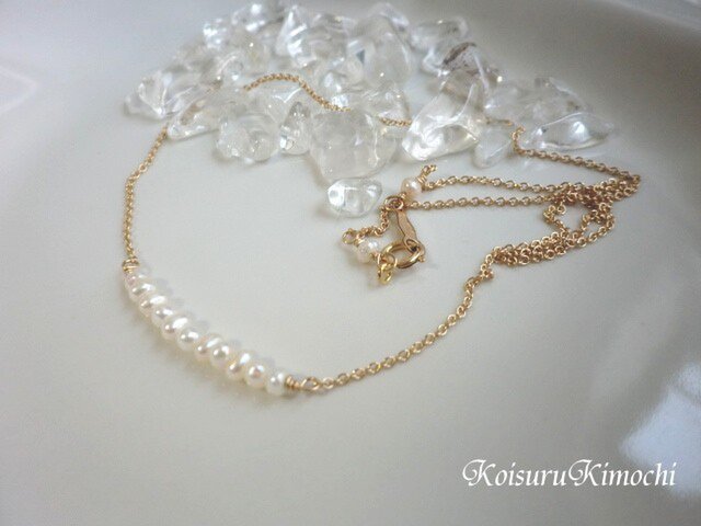 淡水パールのネックレス【JUNE】 | iichi 日々の暮らしを心地よくする