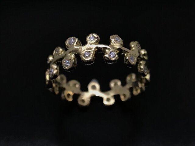 つぶつぶのエタニティリング◇K10 ◇ | iichi 日々の暮らしを