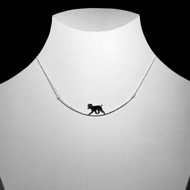 Dog-15 Silver Choker 【受注生作7日以内】の画像1枚目