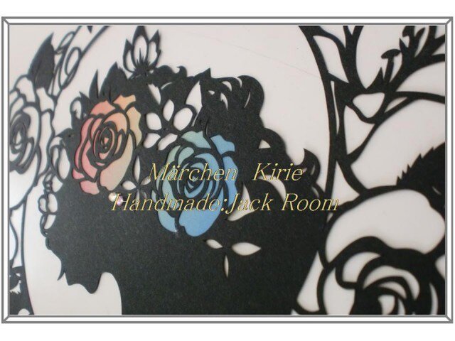 メルヘン切り絵I49 ﾛｰｽﾞﾌﾟﾘﾝｾｽ | iichi 日々の暮らしを心地よくする