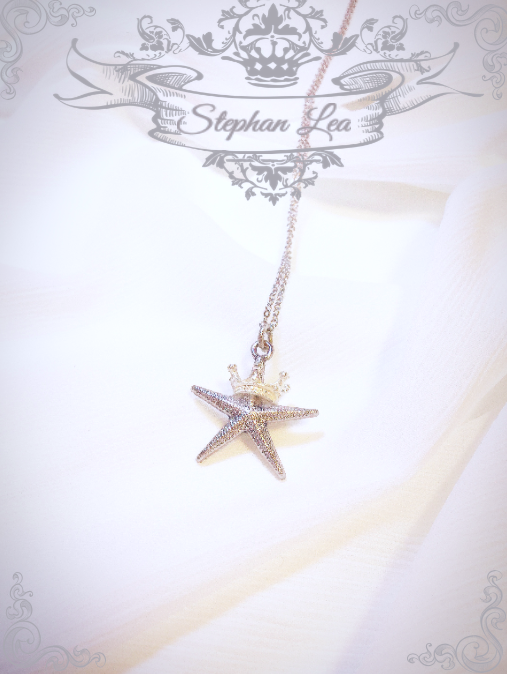 ★Stephan Lea★王冠シルバーイソギンチャクペンダントの画像1枚目