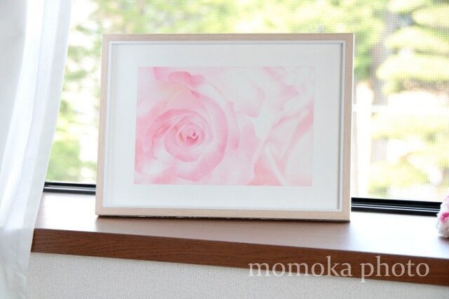 和紙でつづる花の宇宙 ROSE 恋愛・癒し・自分への感謝(額無し)の画像1枚目