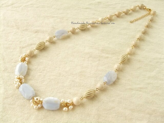 Necklace ブルーレース(N1110)の画像1枚目