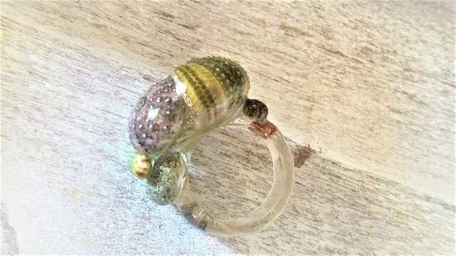 蓄光☆ウニウニの指輪の画像1枚目