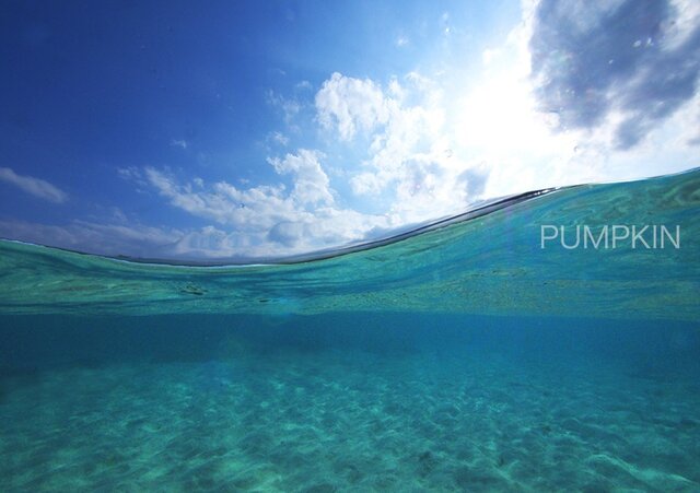 ゆらめき PH-A4-03 写真 きらめき 半水面 水面 透明度 奄美大島 の画像1枚目