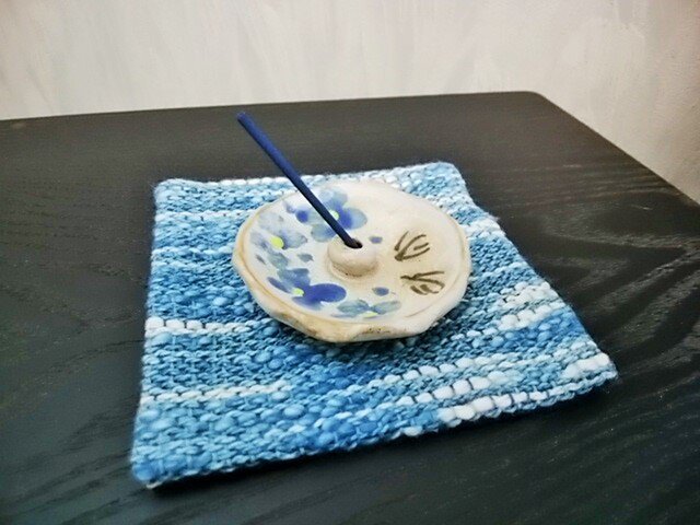 【送料無料】手織りコースターの画像1枚目