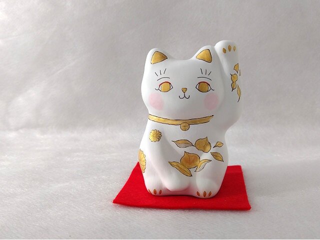 招き猫 桃と七宝 | iichi ハンドメイド・アンティーク・食品・ギフト