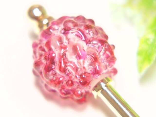 露の玉かんざし ピンクの画像1枚目