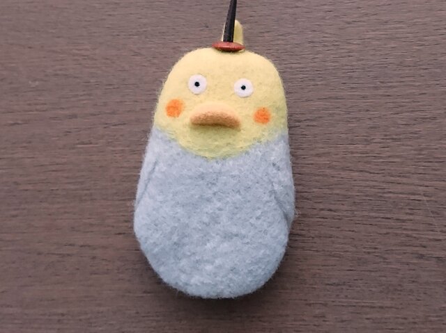 【受注制作】オカメちゃんインコのフェルト キーケース CS0130の画像1枚目