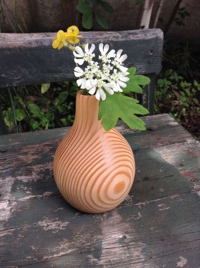 天然木の一輪挿し 【022】