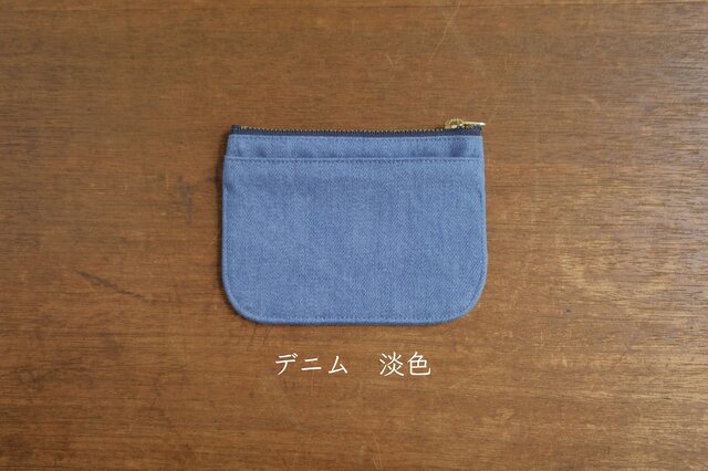 デニム淡色】身軽になれる！デニムのミニ財布 | iichi 日々の暮らしを
