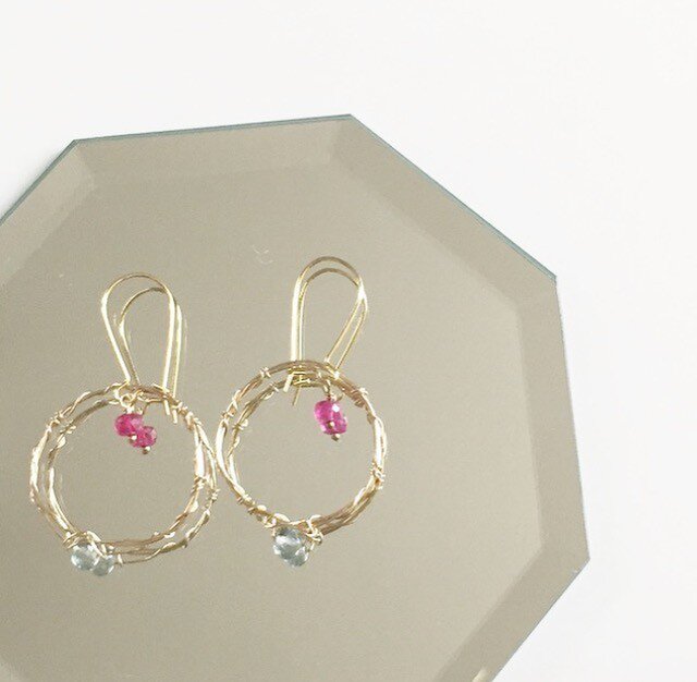 mossaquamarine*ruby*circlepierceの画像1枚目