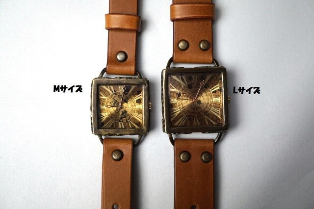 クラックワールドスクエア Lサイズ 真鍮 キャメル | iichi 日々の