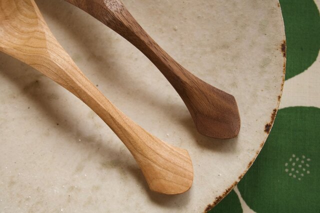 ウォールナットのスプーン 天然木製 ウォールナット スプーンS | カトラリー,スプーン
