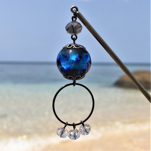 アクセサリー 和装 ビンテージ 簪 本鼈甲 漆工芸 トンボ玉 、208 it-64951c7f7c4e0-1200.jpg