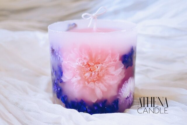 【7月限定販売】ボタニカルキャンドル ダリア 花キャンドル botanical candle dahliaの画像1枚目
