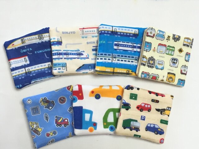 8重ガーゼ【3枚セット】ハーフハンカチの画像1枚目