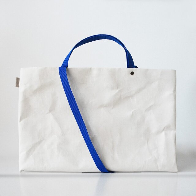 【N/no × E/zel.】SOME WAY LIGHT LESSON BAG_P6(B4)_PP/BLUEの画像1枚目