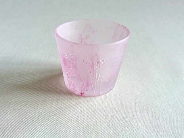 :受注生産: 桃花 猪口の画像1枚目