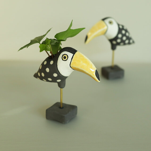 南国鳥 / スタンド花器 | iichi 日々の暮らしを心地よくする