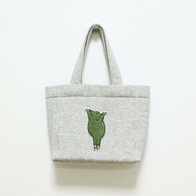 ほわほわ◎ハッポネンの裏毛トートバッグ/Bタイプの画像1枚目