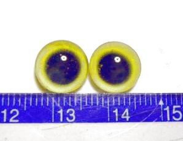 にゃんこのおめめ○半球グラスアイ○猫目○10mm○10361の画像1枚目