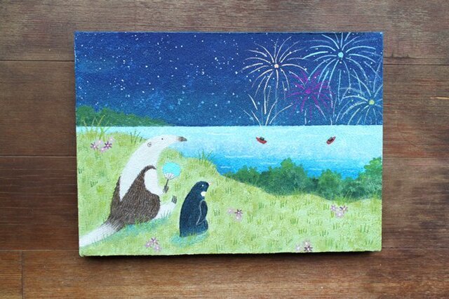絵画「夏の思い出」の画像1枚目