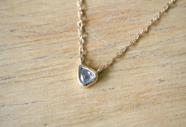 Old Rose Cut Drop Diamond Chokerの画像1枚目
