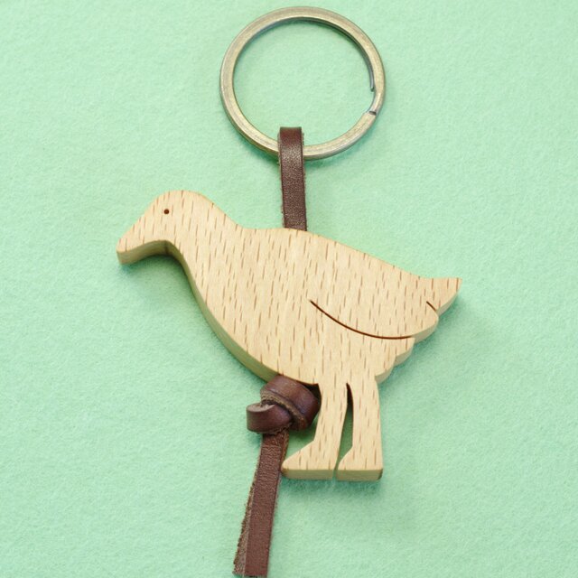 クイナ　木のキーリング